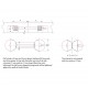 ASSEMBLY TO JOIN WORK SURFACES D.35 120mm